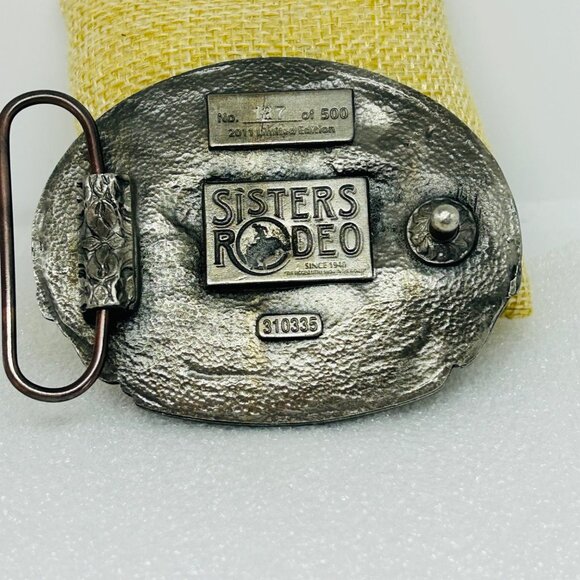 Sisters Oregon Rodeo Limited Edition Belt Buckle No. 127 Of 500 2011 - Picture 2 of 5